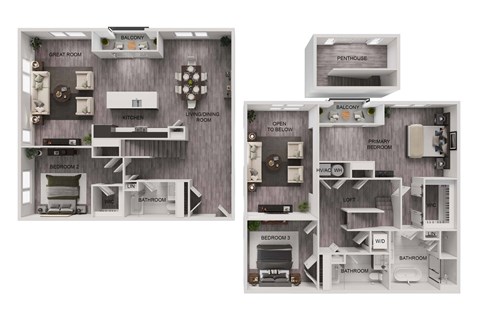 G-2 Floor Plan at The Franklin at Westfield, New Jersey, 07090